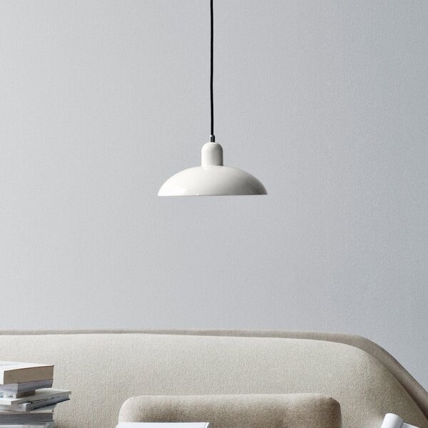 Závěsná svítidlo FRITZ HANSEN, Kaiser Idell 6631-P, stmívatelné, Bílá, Obývací pokoj, Kov, Design