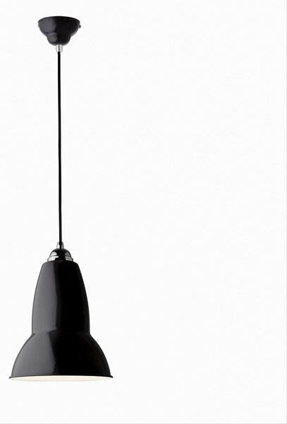 Závěsná svítidlo Anglepoise, Original 1227 Midi, stmívatelné, Černá, Obývací pokoj, Kov, Design