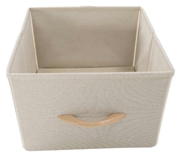 Kondela Komoda s látkovými boxy Hazel Typ 2 - černá/béžová/hnědá