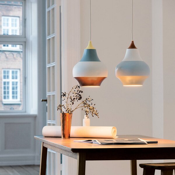 Závěsná svítidlo Louis Poulsen, Cirque, stmívatelné, Vícebarevná, Obývací pokoj, Kov, Design