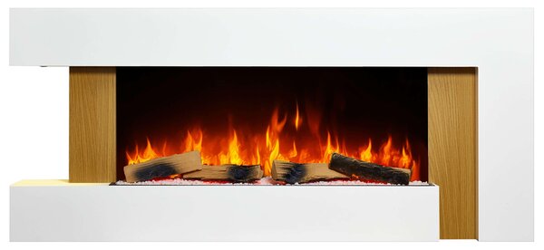 Elektrický krb ArtiFlame Fjord AF52 – určený k montáži na zeď, lze jej také umístit samostatně nebo na skříň/podstavu. Moderní a flexibilní design