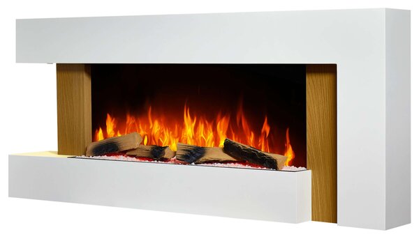 Elektrický krb ArtiFlame Fjord AF52 – určený k montáži na zeď, lze jej také umístit samostatně nebo na skříň/podstavu. Moderní a flexibilní design