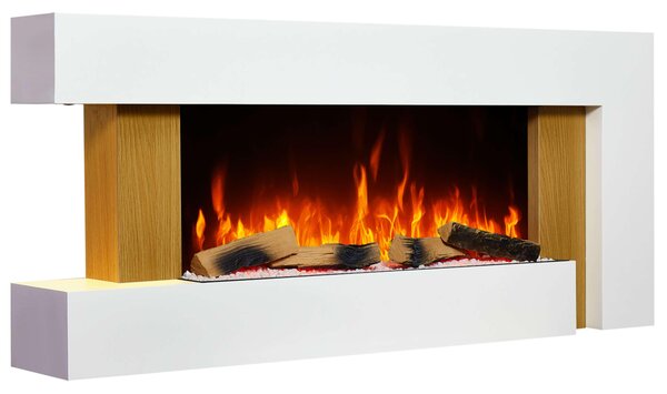 Elektrický krb ArtiFlame Fjord AF52 – určený k montáži na zeď, lze jej také umístit samostatně nebo na skříň/podstavu. Moderní a flexibilní design