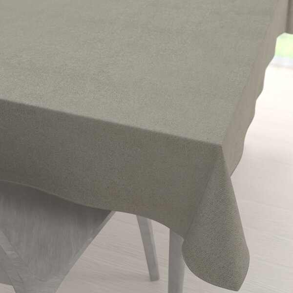 Biante Obdélníkový ubrus/imitace broušené kůže Alcantara ALC-014 Světle šedý 140x160 cm