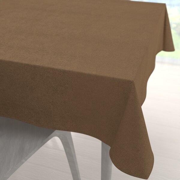 Biante Čtvercový ubrus/imitace broušené kůže Alcantara ALC-015 Světle hnědý 40x40 cm