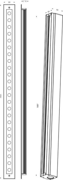 IMPR 730432 Zemní zápustné svítidlo Line VI WW pojezdové - DEKOLIGHT