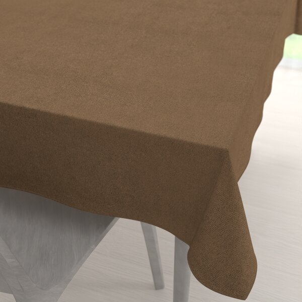 Biante Obdélníkový ubrus/imitace broušené kůže Alcantara ALC-015 Světle hnědý 50x100 cm
