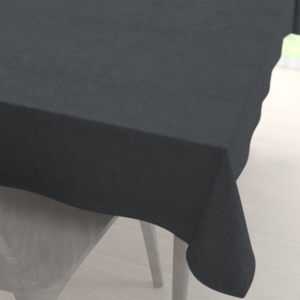 Biante Obdélníkový ubrus/imitace broušené kůže Alcantara ALC-016 Antracitově šedý 50x100 cm