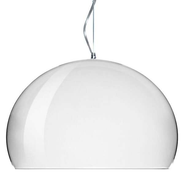 Závěsná svítidlo Kartell, Small FL/Y, Metalická, Obývací pokoj, Plast, Design