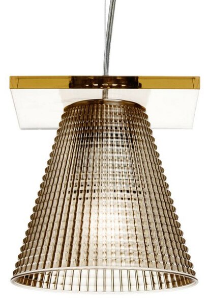 Závěsná svítidlo Kartell, Light-Air, Hnědá / Rezavá, Obývací pokoj, Plast, Design