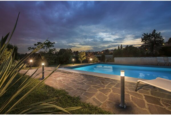 LA 228110 Stojací lampa TRUST 60 LED, nerezová ocel 316, LED - BIG WHITE (SLV)