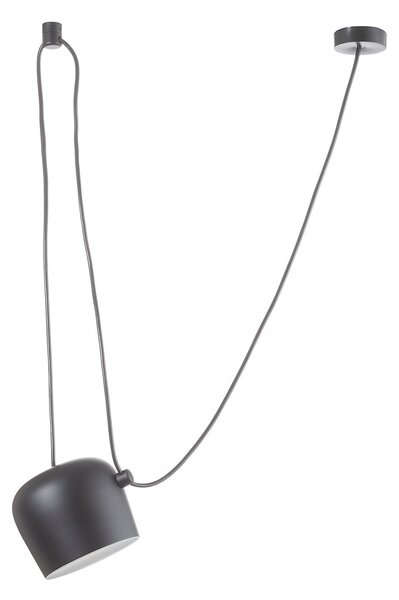 Závěsná svítidlo FLOS, AIM Small, stmívatelné, Černá, Obývací pokoj, Kov, Design