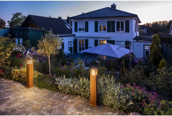 LA 233437 Venkovní svítidlo RUSTY 70 LED SQUARE, rezavé železo, LED 3000K - BIG WHITE (SLV)