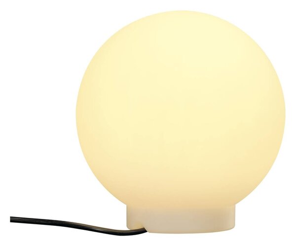 LA 227219 Venkovní svítidlo ROTOBALL FLOOR 25, bílé, E27, IP44 - BIG WHITE (SLV)