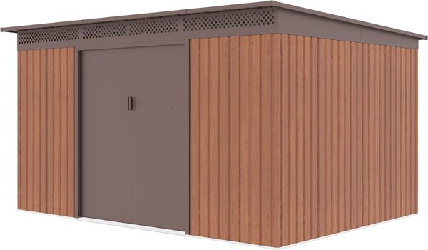 Zahradní domek G21 GRAH 915 - 340 x 269 cm, hnědý