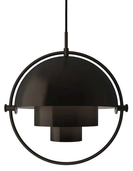 Závěsná svítidlo GUBI, Multi-Lite, stmívatelné, Černá, Obývací pokoj, Kov, Design