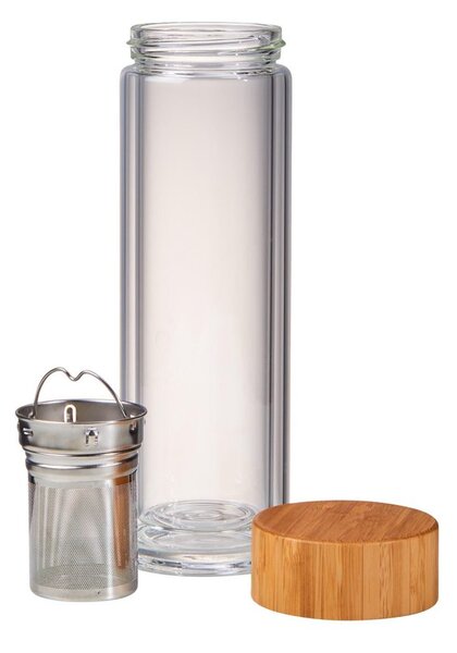 TEA TENDER Láhev na čaj 450 ml - čirá