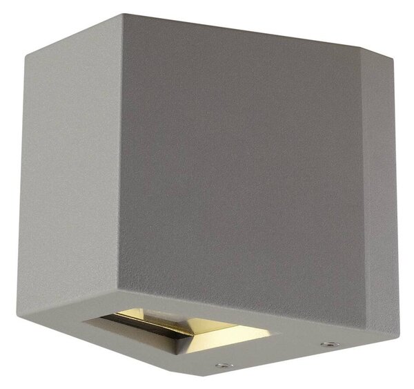 LA 229664 Nástěnné svítidlo OUT BEAM LED, Beam up/Flood down, stříbrošedé - BIG WHITE (SLV)