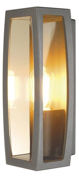 LA 230655 Venkovní svítidlo MERIDIAN BOX, antracit, E27, max. 25 W, průsvitný plast - BIG WHITE (SLV)