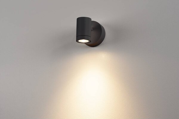 LA 233245 Nástěnné svítidlo HELIA, pískový antracit, 8 W LED, 3000K - BIG WHITE (SLV)