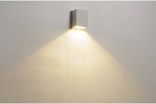 LA 232431 Nástěnné svítidlo QUAD XL, hranaté, bílé, LED, 1x3,2 W, 3000K - BIG WHITE (SLV)