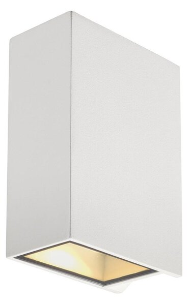 LA 232441 Nástěnné svítidlo QUAD XL 2, hranaté, bílé, LED, 2x3,2 W, 3000K - BIG WHITE (SLV)