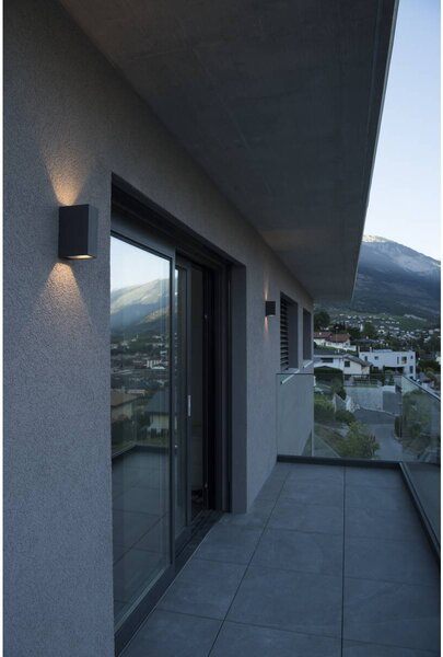 LA 232445 Nástěnné svítidlo QUAD XL 2, hranaté, antracit, LED, 2x3,2 W, 3000K, up-down - BIG WHITE (SLV)