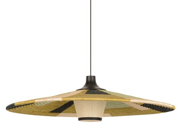 Závěsná svítidlo Forestier, Parrot L, stmívatelné, Zelená, Obývací pokoj, Design