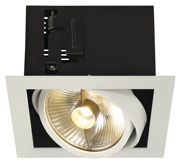LA 115541 KADUX 1 ES111, svítidlo typu downlight, hranaté, bílé matné, max. 75 W - BIG WHITE (SLV)
