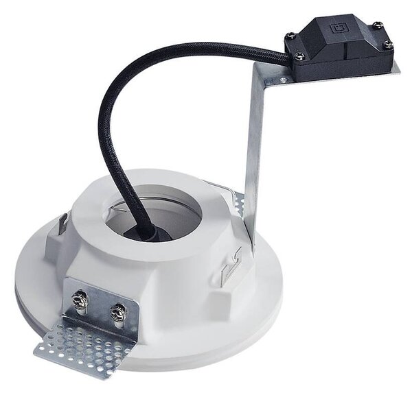 LA 148070 PLASTRA typu downlight, GU10, kulaté, bílá sádra - BIG WHITE (SLV)