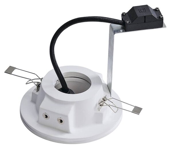LA 148070 PLASTRA typu downlight, GU10, kulaté, bílá sádra - BIG WHITE (SLV)