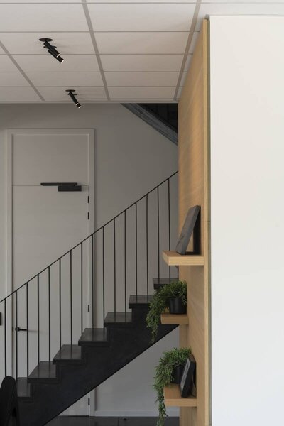 LA 152380 KARPO 30 jednoduché bodové svítidlo, stropní vestavné svítidlo, plochá rozeta, černé, 7,5 W LED, 3000K, - BIG WHITE (SLV)