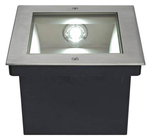 LA 229381 Podlahové vestavěné svítidlo DASAR LED SQUAREI, nerezová ocel 316, asymetrické, 34 W, 4000K, IP67 - BIG WHITE (SLV)