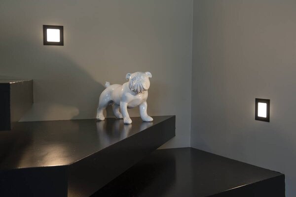 LA 112720 FRAME BASIC, sada LED, downlight, černé matné, 6 W, 3000K, včetně ovladače - BIG WHITE (SLV)