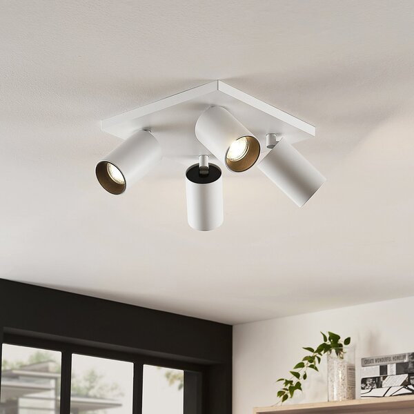 Stropní Lampa Arcchio, Brinja, stmívatelné, Bílá, Chodba, Hliník, Moderní