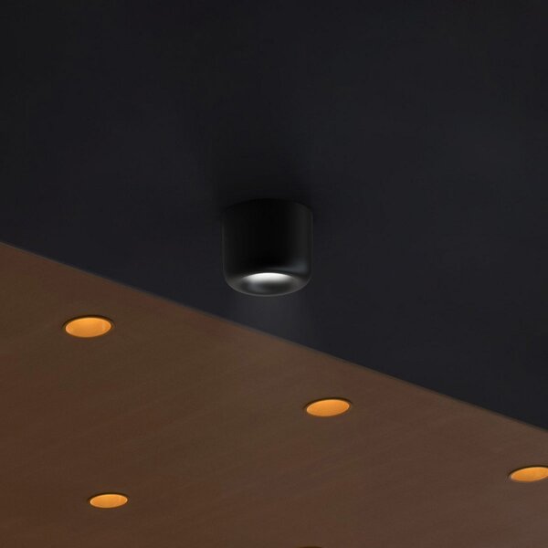 Stropní Lampa Serien Lighting, Cavity Ceiling S, stmívatelné, Černá, Obývací pokoj, Kov, Design