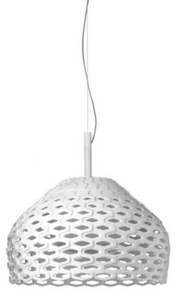Závěsná svítidlo FLOS, Tatou, stmívatelné, Bílá, Obývací pokoj, Plast, Design