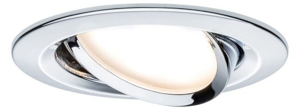 P 93880 Zápustné svítidlo LED Coin Slim IP23 kulaté 6,8W chrom 3ks stmívatelné, výklopné - PAULMANN