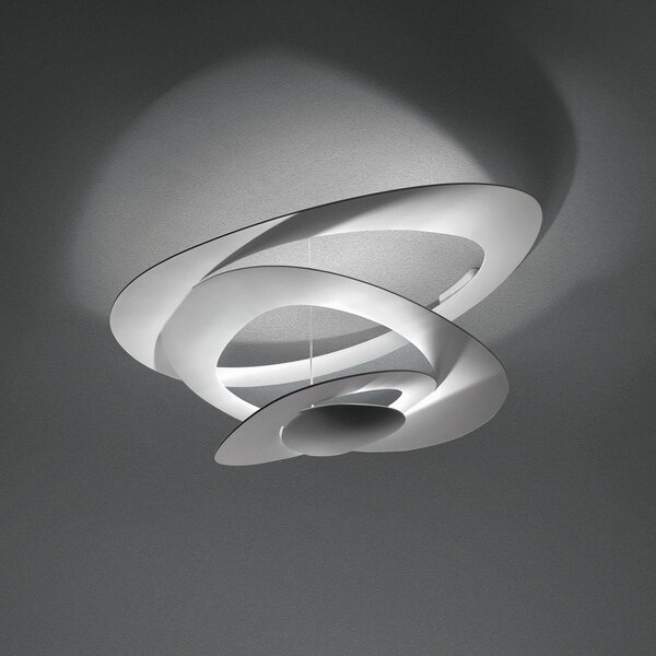 Stropní Lampa Artemide, Pirce, stmívatelné, Bílá, Obývací pokoj, Kov, Design