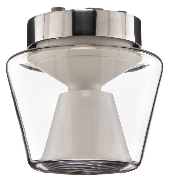Stropní Lampa Serien Lighting, Annex S, stmívatelné, Transparentní, Obývací pokoj, Sklo, Design