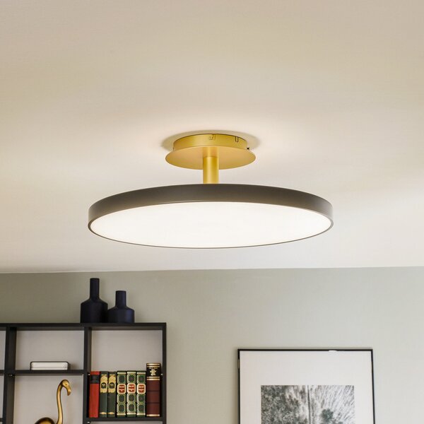 Stropní Lampa UMAGE, Asteria Up Large, stmívatelné, Černá, Obývací pokoj, Kov, Design