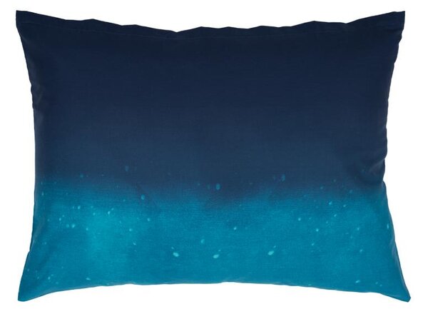 Povlak SATÉN PLUS waves modrá 50 x 70 cm