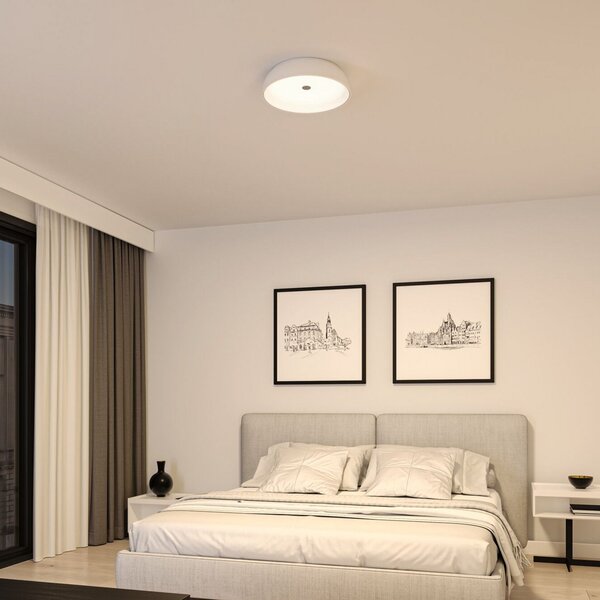 Stropní Lampa Paulmann, Jaron, stmívatelné, Bílá, Obývací pokoj, Kov, Moderní