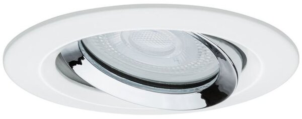 P 93663 Zápustné svítidlo Nova IP65 kulaté max. 35W bílá / chrom 1ks výklopné - PAULMANN