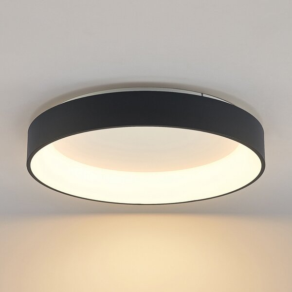 Stropní Lampa Arcchio, Aleksi, stmívatelné, Černá, Kuchyně, Kov, Moderní