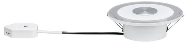 P 92907 Zápustné svítidlo LED Whirl kulaté 5,5W hliník satin 3ks stmívatelné - PAULMANN