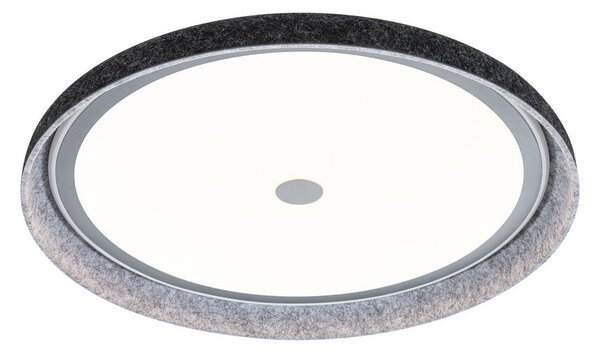 Stropní Lampa Paulmann, Zarina, stmívatelné, Černá, Obývací pokoj, Tkanina / Textil, Moderní