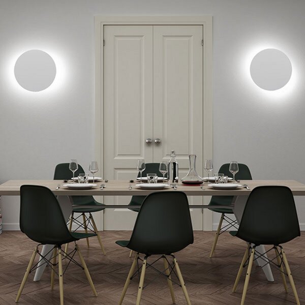 Nástěnná Svítidla Rotaliana, Collide, stmívatelné, Bílá, Obývací pokoj, Kov, Design