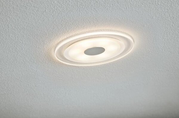 P 92907 Zápustné svítidlo LED Whirl kulaté 5,5W hliník satin 3ks stmívatelné - PAULMANN