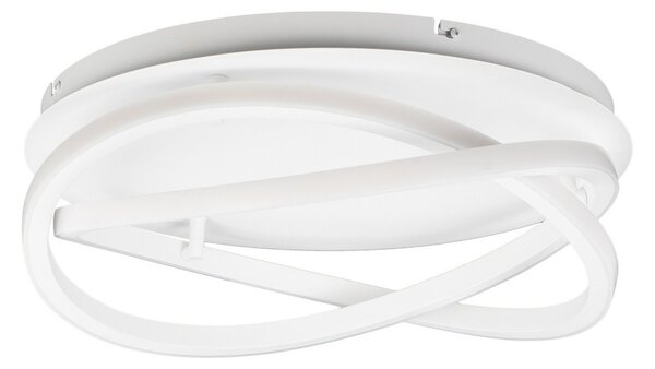 Stropní Lampa Lucande, Aldric, stmívatelné, Bílá, Obývací pokoj, Hliník, Moderní